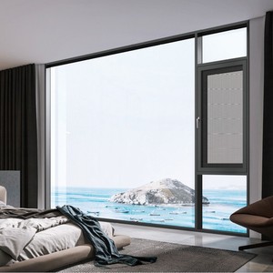 หน้าต่างอลูมิเนียมมาตรฐานยุโรปแบบพรีเมียม พร้อมฉนวนกันความร้อน กระจกนิรภัยแบบ Low-E สำหรับโรงแรมและโรงพยาบาล ทั้งแบบพาโนรามาและแบบเปิด-ปิด - Product Image 4