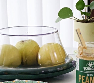 Assiette à dessert ovale classique en plastique moderne, écologique et résistante au lave-vaisselle - Product Image 6