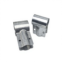 Colliers de serrage en acier galvanisé antirouille pour serres et abris en plastique, croisillons en T droits et croisillons en bec de canard