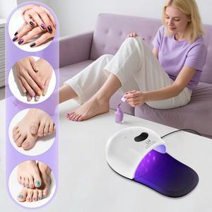 Sèche-ongles <span class=keywords><strong>UV</strong></span> LED 48W à double usage, <span class=keywords><strong>lampe</strong></span> à ongles pour les mains et les pieds avec repose-pieds amovible - Product Image 2