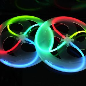 Fluorescent Flying <b>Disc</b> Stick Manufacturer Directly Luminous Stick Halloween Christmas Party Luminous Flying <b>Discs</b> - Product Image 5