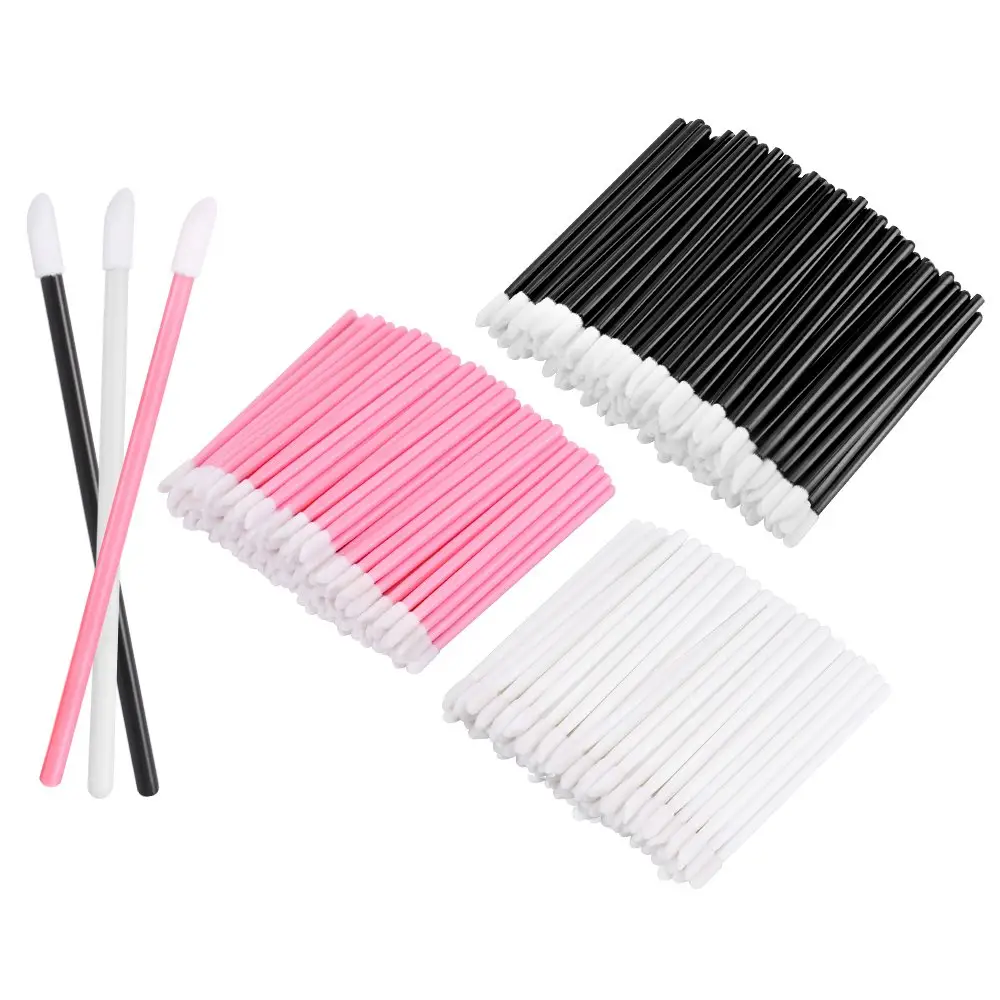 Disposable Makeup Lip Brush Soft Lipstick Mascara Gloss Wands Applicators Eyelash Cleaner Cleaning Cosmetic Make Up Tools