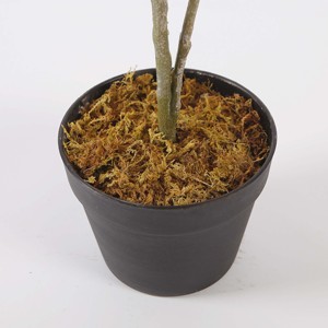 Árbol de planta en maceta Artificial de pera amarilla Artificial de plantas de imitación de 130cm para decoración de sala de estar interior - Product Image 4