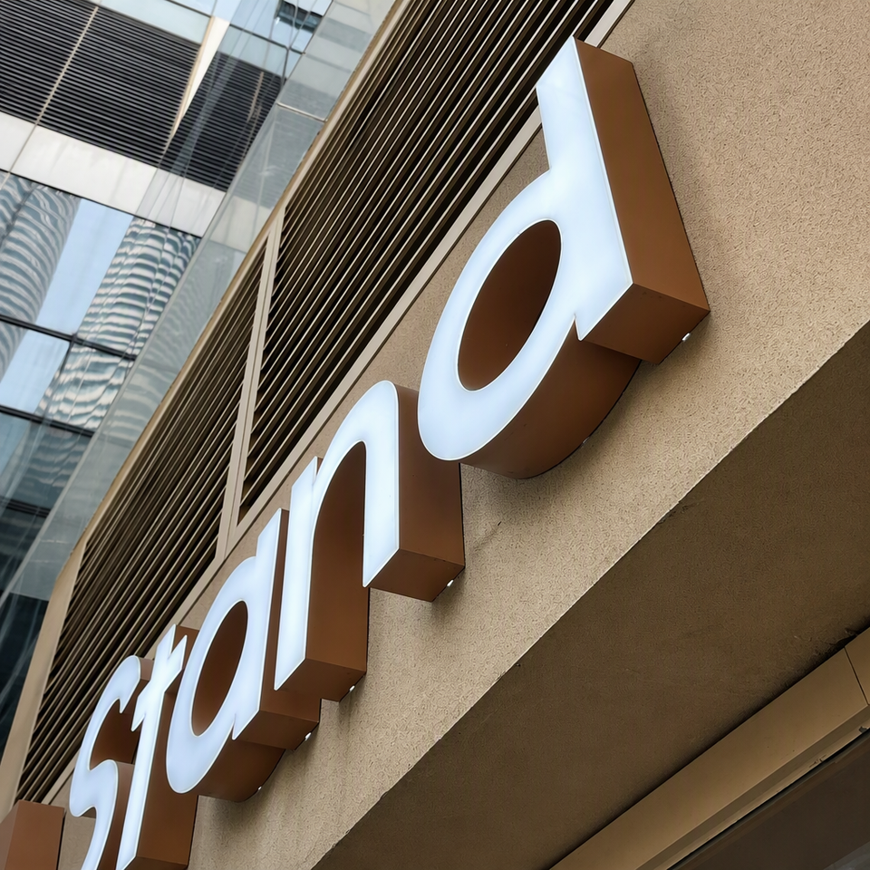 Custom 3D Stainless Steel LED Channel Letters Frontlit Sign for Outdoor ...