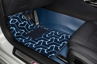 AUTOBO Ensemble complet universel de 3 tapis de sol de voiture sportifs 3D - Antidérapant 3,5-20 mm d'épaisseur Civic Hybrid modèle 2025 personnalisé