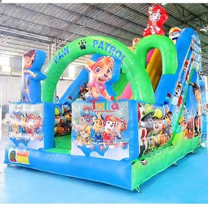 Château <span class=keywords><strong>gonflable</strong></span> Paw Patrol avec toboggan sec, trampoline <span class=keywords><strong>gonflable</strong></span>, aire de jeux pour enfants, trampoline pour <span class=keywords><strong>location</strong></span> - Product Image 3