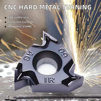 Outil de tournage CNC, lames de coupe filetées en métal dur, couteau de tour pour inserts en carbure modèles ER IR, revêtement OEM PVD CVD 55HRC OEM