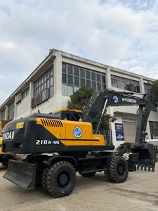 Excavadora de Ruedas Hidráulica HYUNDAI 210w-9s Original, Excavadora de Alta Eficiencia y Ahorro de Combustible, Excavadora Multifuncional de Trabajo Pesado - Product Image 3