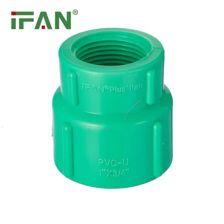IFAN Wholesale OEM ODM Fittings UPVC Connect Pipe 1/2"-3/4" Reduce Socket PVC Plumbing Fitting