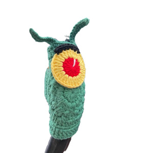 ปลอกหุ้มพวงมาลัยรถยนต์หนังแท้ถักโครเชต์ลายดอกทานตะวันแบบครอส-บอร์เดอร์ แอคกี้ แฟชั่น พร้อมอุปกรณ์เสริมสำหรับสะพายไหล่ - Product Image 5