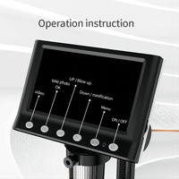 4.3 Inch Digital USB Electron Microscope 1000X Magnification Handheld Inspection Camera Skin Magnifier LED Light 960P OEM