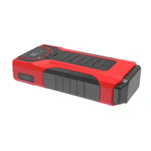 Nuevo diseño creativo Fuente de alimentación de color rojo Pico 1000A 29800mAh 12V Arrancador de batería recargable de coche