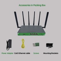 Router 5G MTK7621 4G 5G OpenWRT con Tarjeta SIM, WiFi 6 de 1800Mbps, 256MB de RAM, 16MB de Flash, Amplio Rango de Voltaje, Preinstalado Goldenorb