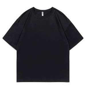 เสื้อยืดโอเวอร์ไซส์ทรงหลวม ผ้าคอตตอนถักคุณภาพสูง 100% สไตล์สตรีทแวร์ ระบายอากาศได้ดี เป็นมิตรต่อสิ่งแวดล้อม - Product Image 3