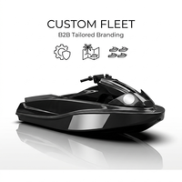 Jet Kart Aquatique Personnalisé d'Usine, Rechargeable au Lithium, 50 km/h, Contrôle Sûr et Sans Effort, en Fibre de Carbone, Bateau Rapide Compact pour Adulte