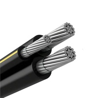 600V Triplex/Quadruplex 3/0 AWG Conductor de aluminio URD Cable de entierro directo XLPE Cable de distribución secundario subterráneo