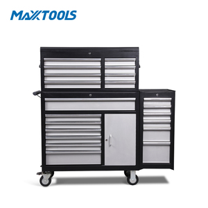 Armadio Portautensili da Garage Resistente con Ruote, Cassettiera in Acciaio Bloccabile per Officina e Meccanici - Product Image 1