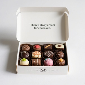 Customized Exquisite Recyclable Skybox for Chocolate Packaging.cmyk Printing. Multiple Styles Available. - Product Image 5