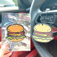 Désodorisants de voiture personnalisés de haute qualité avec logo mignon en carton pour éliminer les odeurs