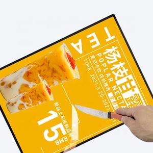 Haute luminosité LED affiche cadre A4 Rectangle publicité boîtes à lumière avec support 12V consommation d'énergie en Stock pour <span class=keywords><strong>acheter</strong></span> - Product Image 5