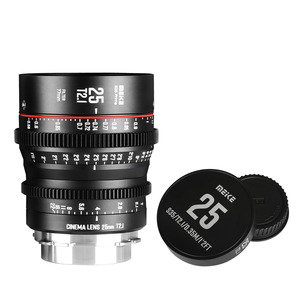 MEKE 25MmT2, 1 S35Lente de película principal EFInstalar cámara de película camcorderEOS <span class=keywords><strong>C100</strong></span> Mark II C200 EOS 300 Mark II BMPCC - Product Image 5