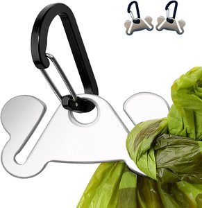 Nuevo soporte personalizado para desechos de perros, dispensador de bolsas de caca manos libres, portador de acero inoxidable - Product Image 1