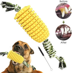 Kinghon Eco-Friendly TPR Rubber <b>Toothbrush</b> Toy Squeaky Dog Chew Toys with Corn Grits Chewable Chewable Toy - Product Image 3