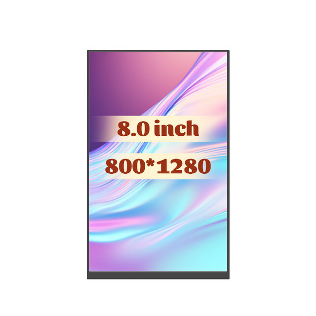 YZY 8 Inch 800*1280 TFT LCD Module MIPI Interface IPS Optional Touch Screen ALL Viewing Angle Industrial Control Medical