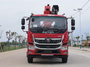 Grue montée sur camion à bras rotatif à 360 degrés, pliable, 8T 10T, châssis FOTON 4x2, télécommande sans fil - Product Image 2