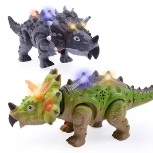 High quality dinosaur toys for kids dragon luminous electric walking other dino animal with lights and music