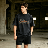 T-shirt de haute qualité 100% coton, taille plus, impression numérique personnalisée, logo, 230 g/m², t-shirt uni à col rond pour homme, t-shirt personnalisé