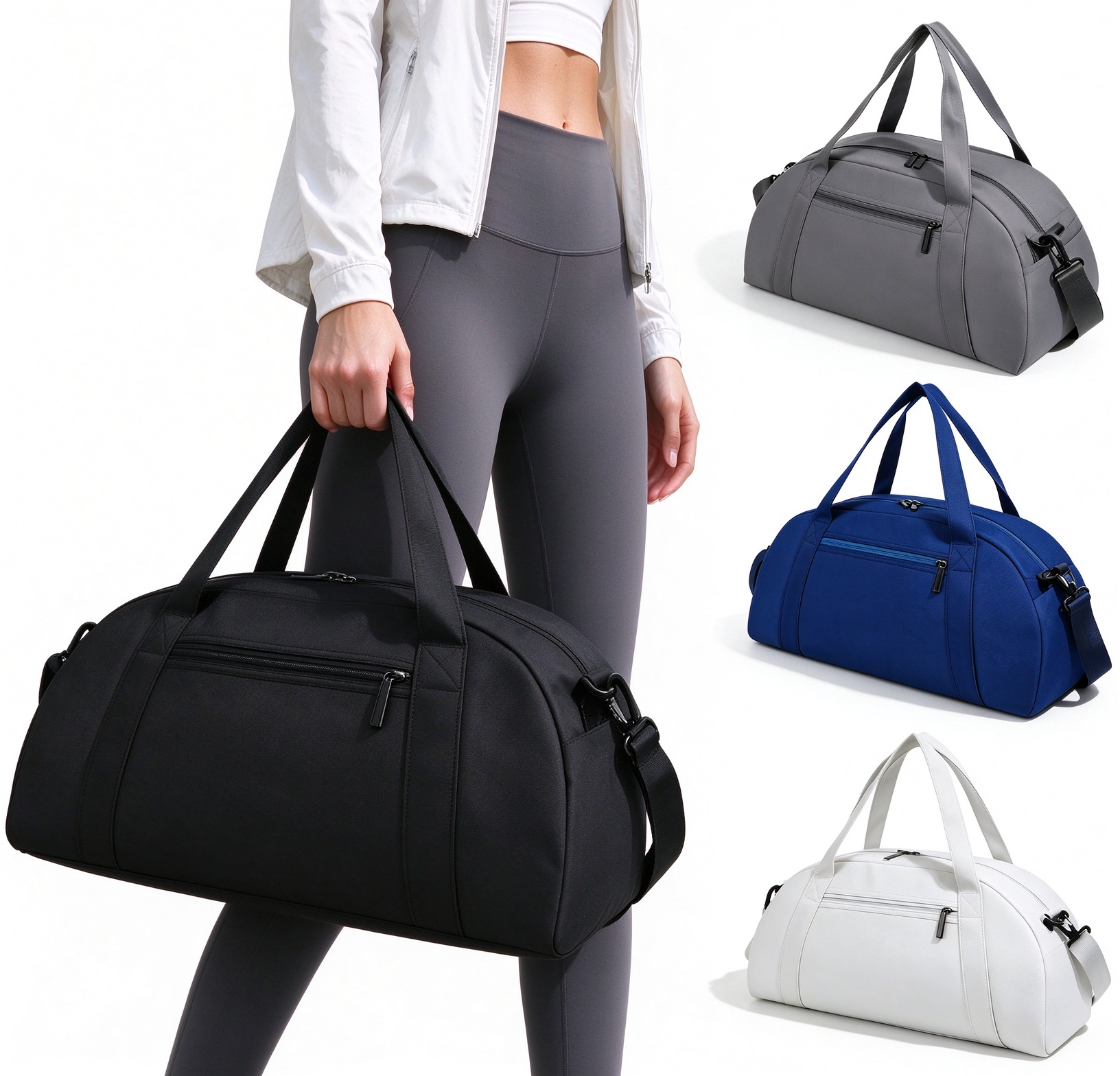 Waterproof Nylon Sports Gym Duffel
