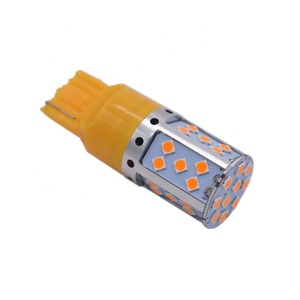 Xe <span class=keywords><strong>Led</strong></span> Canbus Amber Bật Đèn Tín Hiệu T20 W21W 7440 3030 35SMD Tự Động Không Có Lỗi Đuôi Cho Bóng Đèn Phía Trước Phía Sau Bóng Đèn Vàng DC12V - Product Image 3