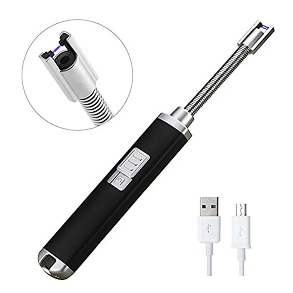 Pemantik Api Elektrik Tanpa Api USB, Pemantik Rokok Elektrik Dapat Diisi Ulang Daya USB Fleksibel