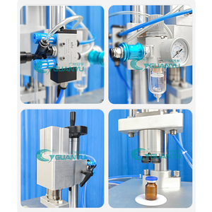 Guanyu bán tự động khí nén nhôm chai nước hoa uốn tóc bồng công cụ nhỏ lọ máy đóng nắp - Product Image 6