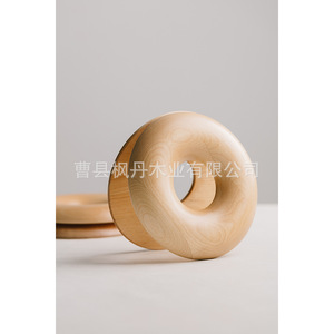 Soporte de madera para ollas, resistente al calor, posavasos redondo, reposacucharas para uso en la cocina - Product Image 4