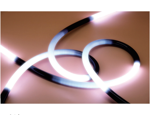 Hitam Bulat <span class=keywords><strong>Neon</strong></span> Tabung <span class=keywords><strong>360</strong></span> Pencahayaan untuk 8Mm Lampu Strip 22Mm 24V RGB <span class=keywords><strong>Neon</strong></span> Tabung Fleksibel LED <span class=keywords><strong>Neon</strong></span> - Product Image 2