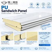 Panneau sandwich PIR de haute qualité, résistant au feu, écologique, isolé, pour mur extérieur, entrepôt, chambre froide, atelier