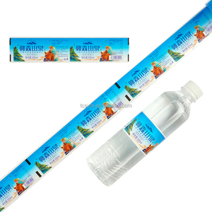 Etiquetas Adhesivas Personalizadas de BOPP/OPP Impermeables para Botellas de Jugo, Tequila y Agua Mineral - Product Image 1
