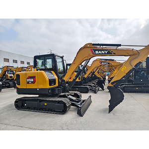 Miniexcavadora China de 5.5 Toneladas SANY SY55U, Modelo de Alta Eficiencia SY55C con Pulgar Hidráulico y Acoplador Rápido - Product Image 2