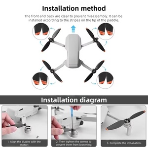 Hélices de drone 4726F pour <span class=keywords><strong>DJI</strong></span> <span class=keywords><strong>Mini</strong></span> 2/SE/2 SE/4K, à faible bruit, à dégagement rapide, pales de remplacement avec vis et tournevis - Product Image 6