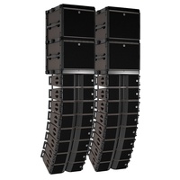 Pour ensemble de haut-parleurs Line Array LA208 double 8 pouces/10 pouces avec réponse en fréquence 50Hz-19KHz, haut-parleurs professionnels pour scène et bar
