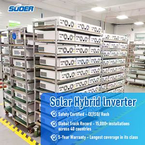 Suoer 12kw 10 Kw 6.2kw 4.2kw 24v 48v 12vオフグリッド<span class=keywords><strong>Mppt</strong></span> 10kw 6kwハイブリッドソーラーインバーター - Product Image 2