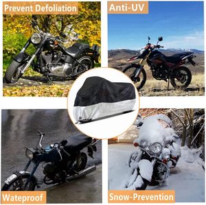 Housse de <span class=keywords><strong>moto</strong></span> imperméable et coupe-vent personnalisée avec logo 190T pour VTT noir - Product Image 5