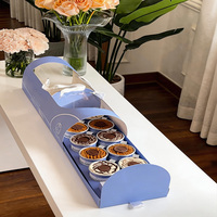 Boîte à Desserts Personnalisée de Haute Qualité en Papier Alimentaire avec Poignée pour Chocolats, Gâteaux, Pains et Pâtisseries – Emballage Cadeau pour Boulangerie