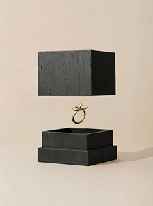 Caja de Embalaje Premium Amarilla para Joyería Heaven and Earth, Adecuada para Cajas de Regalo, Logotipo Personalizable - Product Image 2