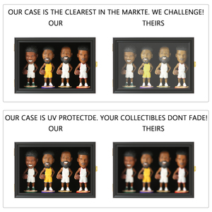 Vitrine d'exposition pour figurines 2026, présentoir pour figurines bobblehead, <span class=keywords><strong>cadre</strong></span> type shadow box, armoire murale, vente en gros - Product Image 4