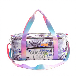 Bolsa Deportiva de Nailon de Gran Capacidad, Diseño Geométrico Personalizado, de Lujo, Impermeable, con Cierre de Cremallera, Portátil, con PVC Repujado - Product Image 4