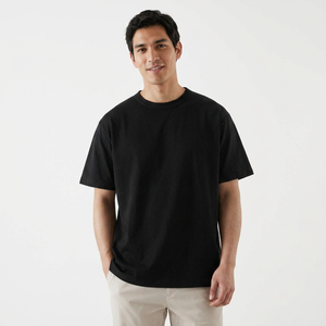 100% Cotton Men's Long Sleeve T Shirt Crew Neck Plain Casual Streetwear Custom Logo OEM Wholesale Supplier - Product Image 1