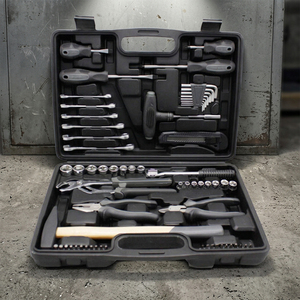 Wholesale Aotong 61PCS Carbon Steel Socket Wrench <b>Tool</b> Kit 1 Year Warranty Hard Case Packaging Customizable OEM for Home Use - Product Image 3